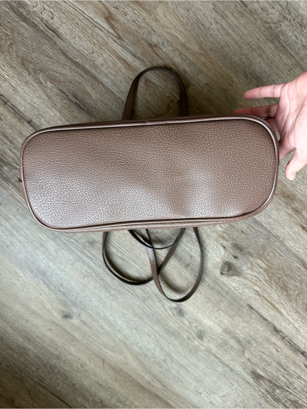 Gucci Beige and Brown GG Canvas Double-Handle Tote - Picture 6 of 10